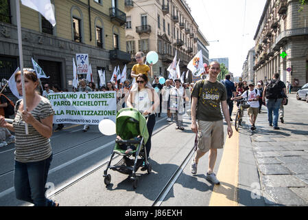 27 mai 2017 - Turin, Piémont, Italie - Turin Italy-May,27, 2017 : National animalier Zoo aucune exposition à Turin, Italie (crédit Image : © Stefano Guidi via Zuma sur le fil) Banque D'Images