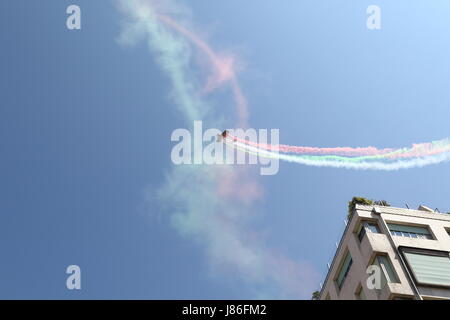 Pordenone, Italie. 27 mai, 2017. Au cours de l'ancien avion flyes 20e étape du 100e Tour d'Italie, Tour d'Italie, course cycliste de San Candido à Piancavallo le 27 mai, 2017. Credit : Andrea Spinelli/Alamy Live News Banque D'Images