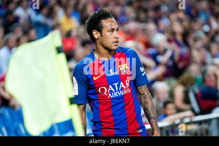 Madrid, Espagne. 27 mai, 2017. Neymar Jr. (FC Barcelone) pendant le match de foot de l'espagnol de Finale Coupe du Roi entre le FC Barcelone et le Deportivo Alaves près de Calderón le 27 mai 2017 à Madrid, Espagne. ©david Gato/Alamy Live News Banque D'Images