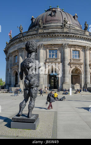 Le Musée de Bode est l'un des groupe de musées sur l'île des musées à Berlin, Allemagne. Il a été conçu par l'architecte Ernst von Ihne. Banque D'Images