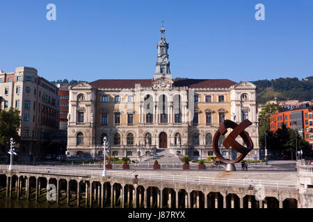 Hôtel de ville de Bilbao Banque D'Images