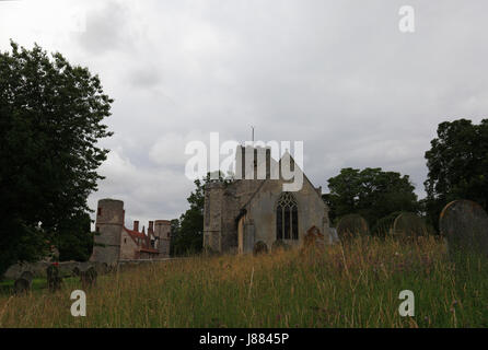 L'église paroissiale à Stiffkey dans North Norfolk, St Jean le Baptiste. Banque D'Images