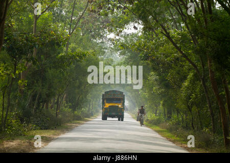 Kushtia-Meherpur l'autoroute. Le Bangladesh, Meherpur Banque D'Images