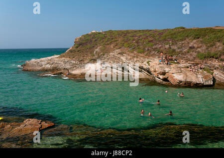 Esteiro beach, Ribadeo, Lugo province, région de la Galice, Espagne, Europe Banque D'Images