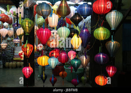 Lampions de Hoian, Nightscene du Vietnam Banque D'Images