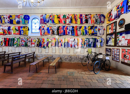 France, Landes, Labastide-d'Armagnac, chapelle notre Dame des Cyclistes et musée du cyclisme Banque D'Images