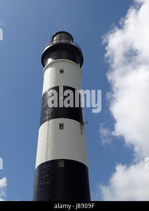 Signe, signal, la France, l'île, un phare, phare, île, signe, signal, bleu, Banque D'Images