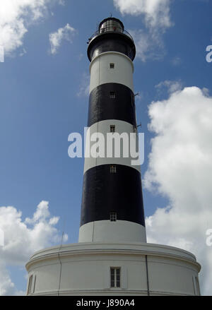 Signe, signal, la France, l'île, un phare, phare, île, signe, signal, bleu, Banque D'Images