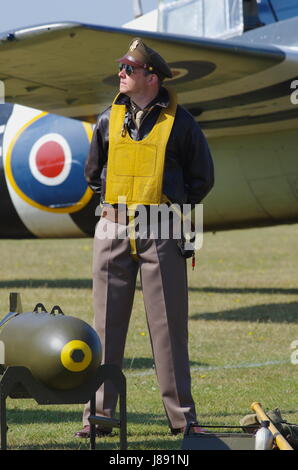 Re Reconstituteurs à Duxford Air Afficher, Banque D'Images