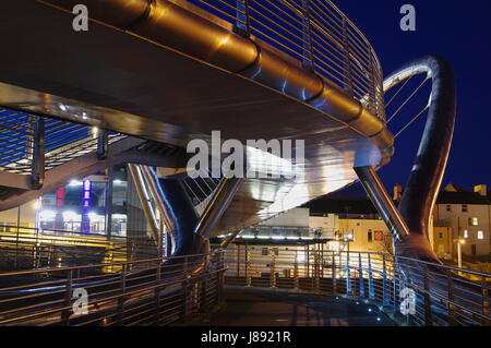 Celtic Gateway, Holyhead, Anglesey, pays de Galles du Nord, Royaume-Uni, Banque D'Images