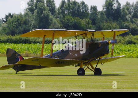 De Havilland DH 82B Queen Bee Drone, LF858, G-BLUZ, Banque D'Images