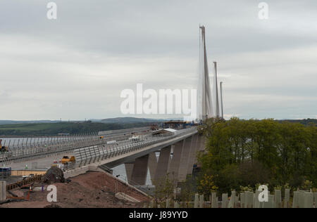 Queensferry Crossing en construction, Forth, Queensferry, Lothians, Ecosse, Royaume-Uni, Banque D'Images
