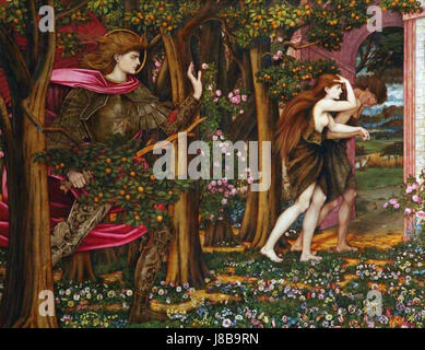 John Roddam Spencer Stanhope l'expulsion de l'Eden, 1900 Banque D'Images