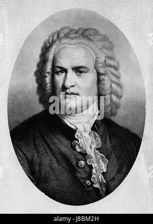 JS Bach Banque D'Images