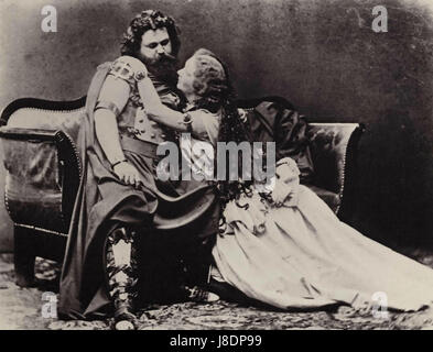 Joseph Albert Ludwig Schnorr von Carolsfeld Malwine und Tristan und Isolde, 1865f Banque D'Images