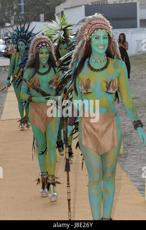 Marbella, Espagne. 27 mai, 2017. lors de l'inauguration de la "Playa Padre' bar de plage à Marbella. 27/05/2017 Credit : Gtres más información en ligne Comuniación,S.L./Alamy Live News Banque D'Images