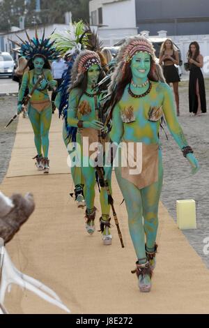 Marbella, Espagne. 27 mai, 2017. lors de l'inauguration de la "Playa Padre' bar de plage à Marbella. 27/05/2017 Credit : Gtres más información en ligne Comuniación,S.L./Alamy Live News Banque D'Images