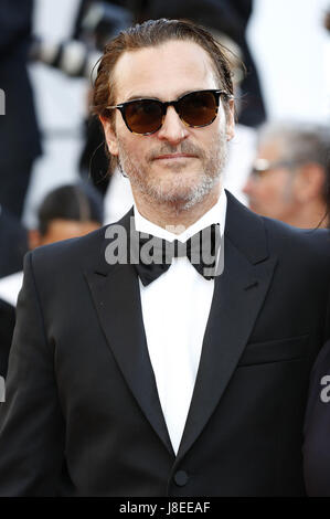 Cannes, Frankreich. 28 mai, 2017. Joaquin Phoenix participant à la fermeture de nuit du 70 Festival du Film de Cannes au Palais des Festivals le 28 mai 2017à Cannes, France | Verwendung weltweit/alliance photo Credit : dpa/Alamy Live News Banque D'Images