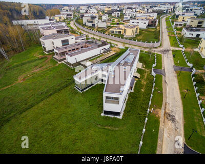 Pays moderne maisons en construction Banque D'Images