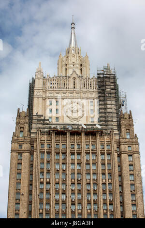 Bâtiment du ministère des Affaires Étrangères à Moscou, Russie Banque D'Images