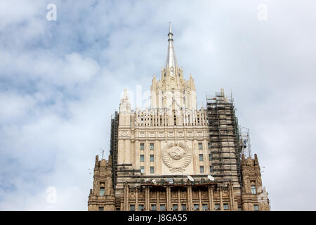 Bâtiment du ministère des Affaires Étrangères à Moscou, Russie Banque D'Images