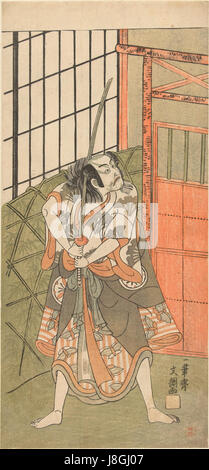 Acteur Matsumoto Koshiro III dans de rol van Soga no Goro Rijksmuseum RP P 1956 703 Banque D'Images