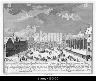 Frankfurt Am Main Salomon Kleiner DFFFM 005 Perspective des Frauen Bergs zu Francfurth "am Banque D'Images