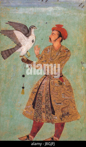 L'empereur Akbar, Los Angeles County Museum of Art Banque D'Images