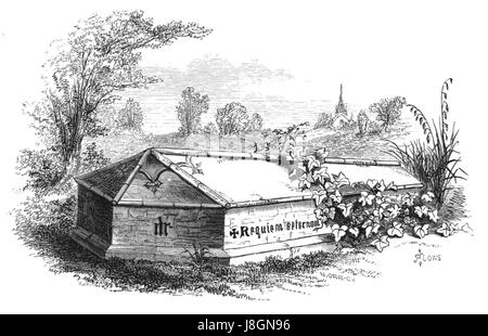 'Forest Hymn' est une œuvre littéraire, peut-être un poème, célébrant la nature et la forêt, avec un accent sur sa tranquillité et sa beauté naturelle. L'image référencée provient de la page 59b de la publication. Banque D'Images