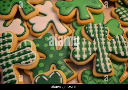 Le jour de rue Patrick Gourmet cookies. Banque D'Images