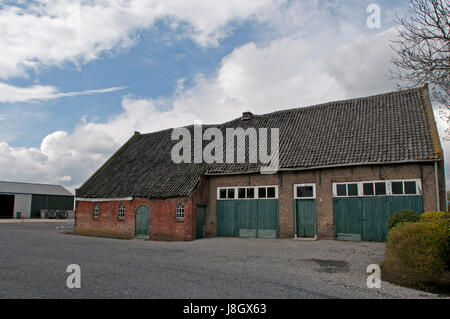 Une vieille ferme en Brabant, Pays-Bas Banque D'Images
