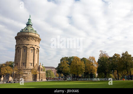 Wasserturm mannheim Banque D'Images