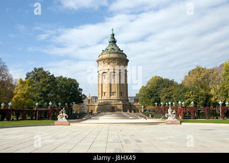 Wasserturm mannheim Banque D'Images