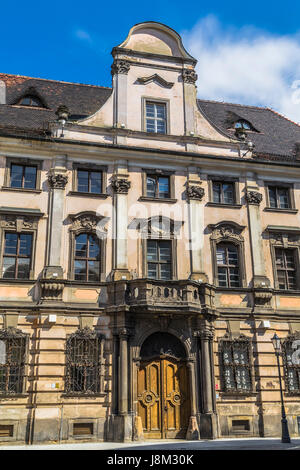 Façade de la vieille maison. Wroclaw. Pologne Banque D'Images