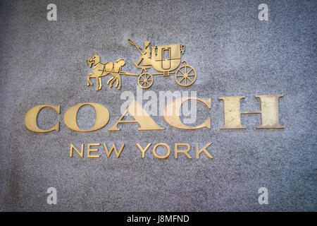 Coach's flagship store Causeway Bay Hong Kong Banque D'Images