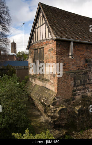 Royaume-uni, Angleterre, Derby, Derbyshire, Sowter Road, chapelle de Sainte Marie sur le pont, encore utilisé pour le culte Banque D'Images