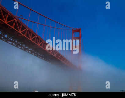 Golden Gate Bridge - San Francisco, Californie Banque D'Images