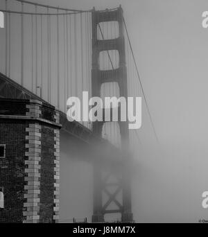 Golden Gate Bridge - San Francisco, Californie Banque D'Images