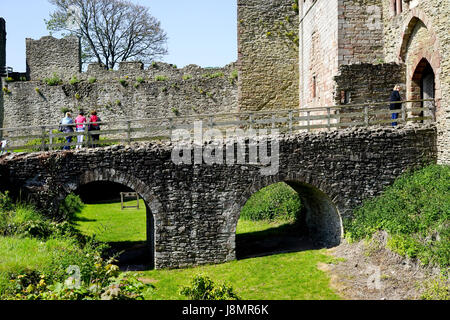 Ludlow Castle, Ludlow, Shopshire, England, UK. Banque D'Images