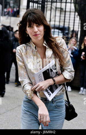 Lou Doillon à Vanessa Seward, Paris Fashion Week A/W RT 2017-2018, France Banque D'Images