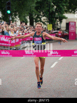 Londres, Royaume-Uni. 29 mai, 2017. Vitalité 2017 London Marathon 10 000 Crédit : Gary Mitchell/Alamy Live News Banque D'Images