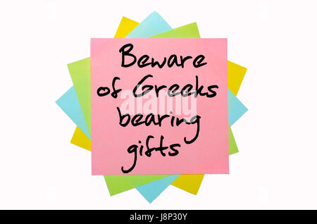 Remarque, mémo, couleur, sage, attentif, alerte, friendly, teachably, concis, Banque D'Images