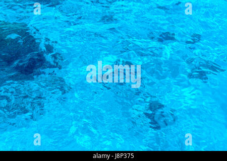 Résumé fond de l'eau de l'océan bleu Texture Ripples Banque D'Images