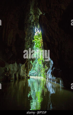 Grottes indiennes dans la région de Vinales, Cuba Banque D'Images