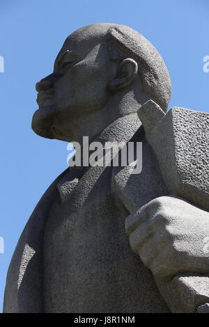 Lénine par Lev Kerbel au Musée de l'Art socialiste à Sofia Banque D'Images