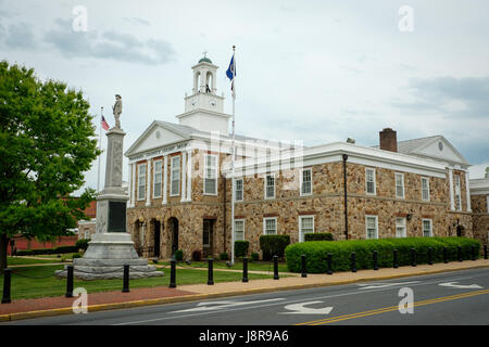 Warren County Courthouse, 1 East Main Street, à Front Royal, Virginia Banque D'Images