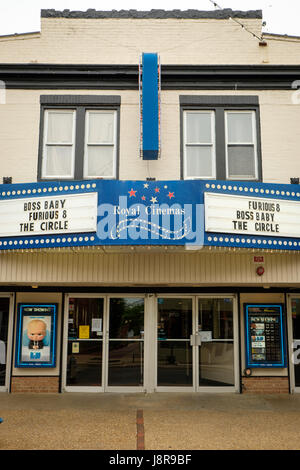 Le théâtre du parc, 117 East Main Street, à Front Royal, Virginia Banque D'Images