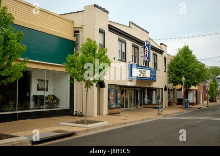 Le théâtre du parc, 117 East Main Street, à Front Royal, Virginia Banque D'Images