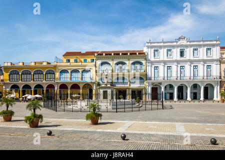 Plaza Vieja - La Havane, Cuba Banque D'Images