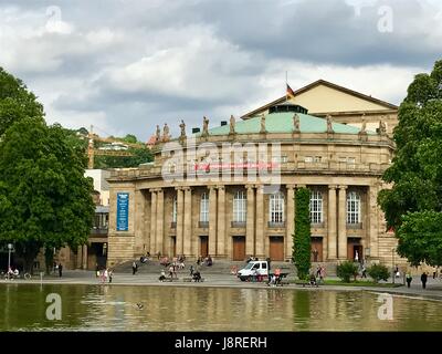 Bâtiment de l'Opéra de Stuttgart Banque D'Images
